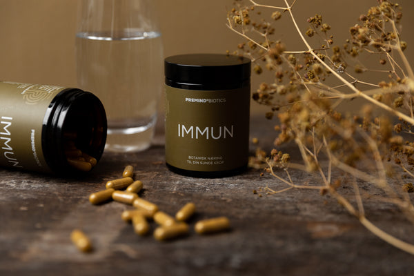 IMMUN jar with capsules